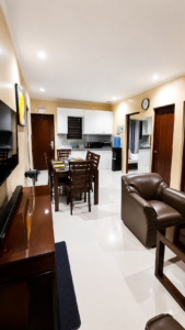 Living room dining area